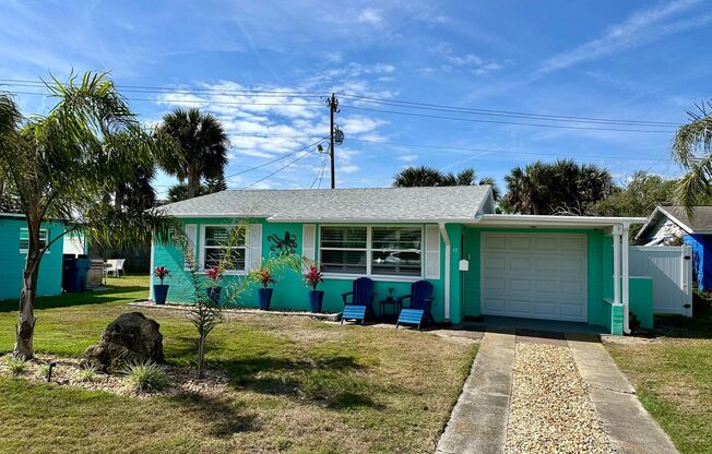 Ormond Beachside Bungalow FOR LEASE! Walk To The Beach Every Day!