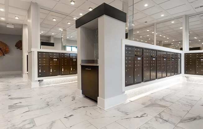 Onsite Package Receiving and Mail Room