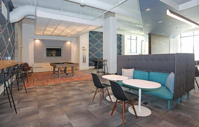 Resident Lounge at Link Apartments® Innovation Quarter, Winston Salem, NC