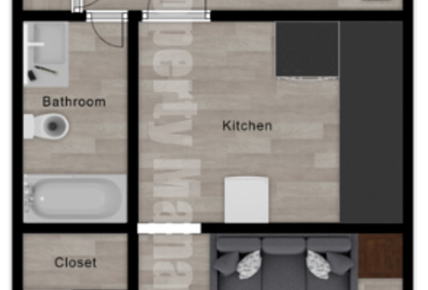 1 bed, 1 bath, 650 sqft, $995, Unit Sharp Lane-10