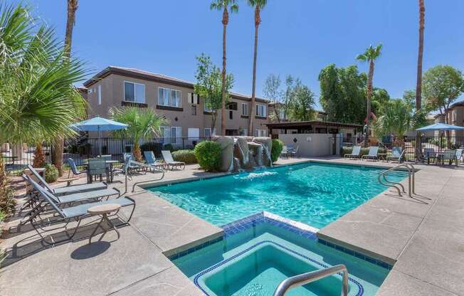 Hot Spa at Canyon Ridge