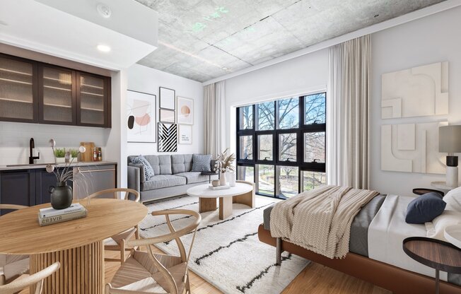 Studio, 1 bath, $4,595, Unit 5F