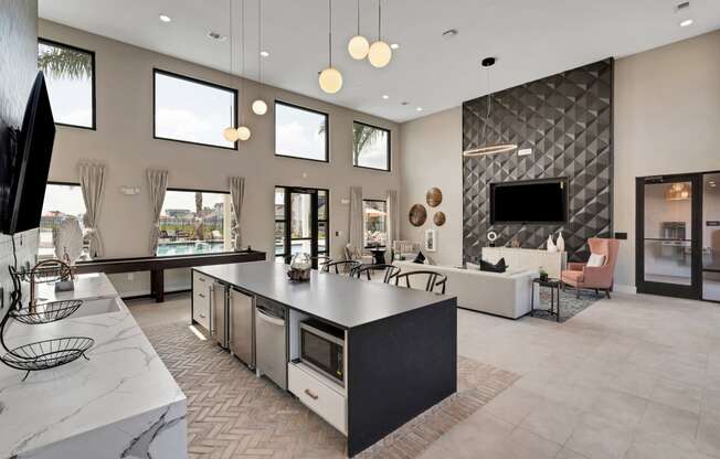 Living room at The Sophia, Venice, FL, 34275