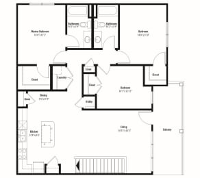 3 beds, 2 baths, 1,399 sqft, $1,841