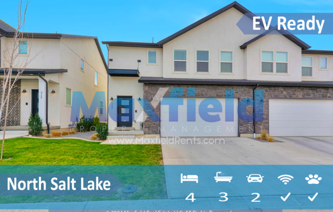 MODERN TWIN HOME - 4 BD 3 BA 2 GA - Google Fiber EV Friendly