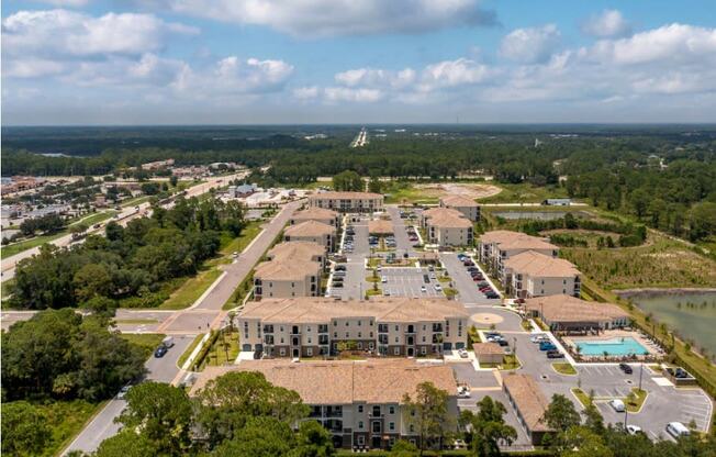 An aerial view of the Flats at Sundown in North Port, Florida