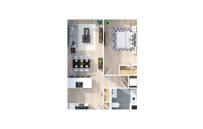 1 bed, 1 bath, 750 sqft, $2,080, Unit 118