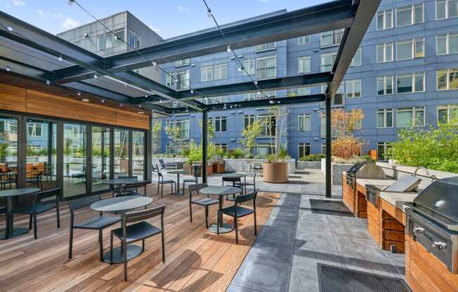 Picnic and BBQ Area at The Whittaker, 4755 Fauntleroy Way, Seattle