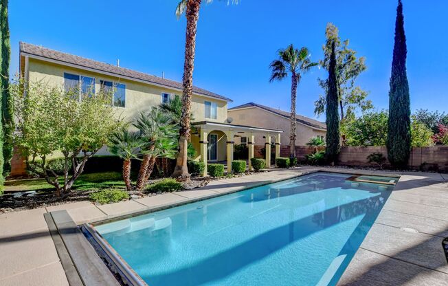 Stunning Lone Mountain estate with a pool and spa