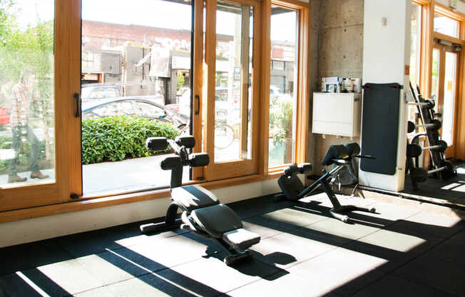 Mode of Fitness Gym located On-site