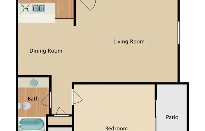 1 bed, 1 bath, 657 sqft, $999, Unit 139