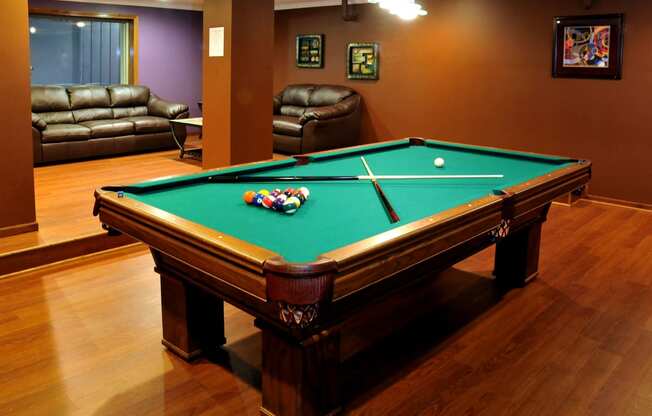 Rosedale Apartments | Billiards Table