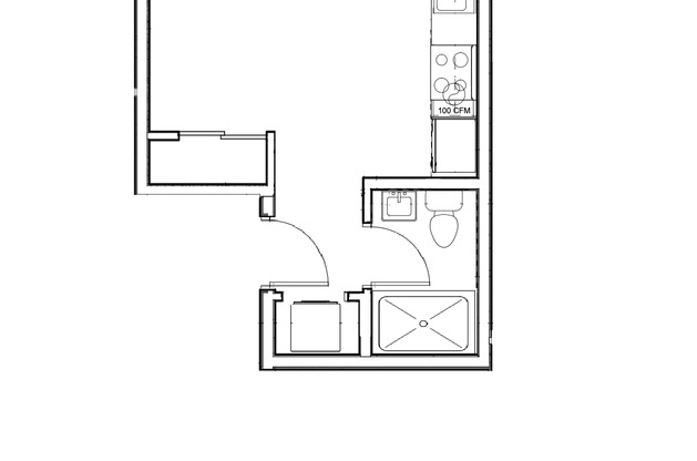 Studio, 1 bath, 278 sqft, $1,795, Unit 506