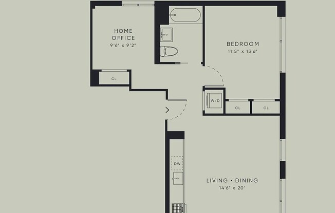 2 beds, 1 bath, $7,200, Unit PH1B