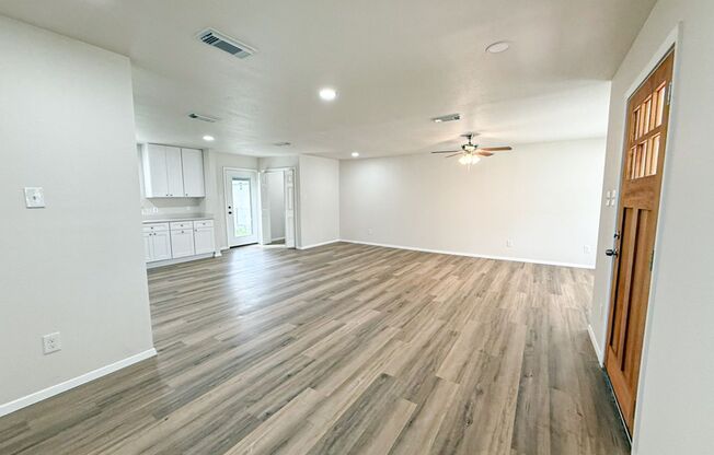Completely and newly remodeled home ready for immediate move in!