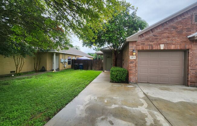 No Carpet / Fridge Included / 2 Patios in Backyard / Fenced in yard / CISD