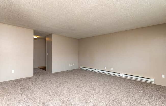 Living Room with wall to wall carpet