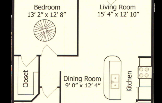1 bed, 1 bath, 849 sqft, $1,580, Unit 459