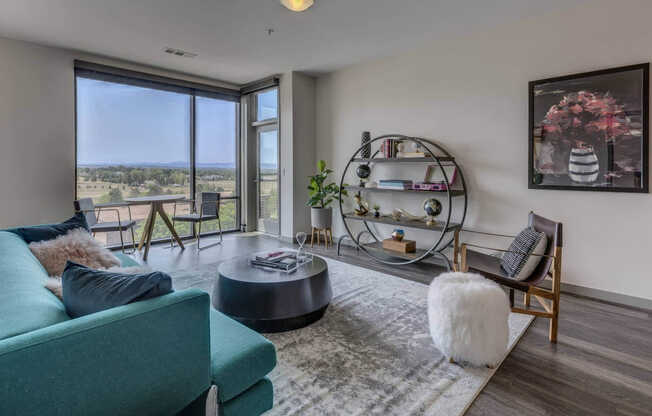 Living Room with Hard Surface Flooring