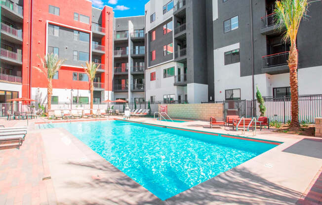 Woodland Hills, CA Apartments - Motif Apartments Swimming Pool