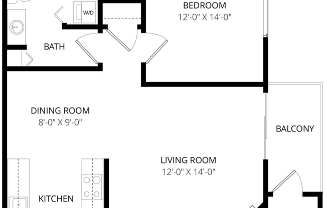 1 bed, 1 bath, 657 sqft, $1,649, Unit C203
