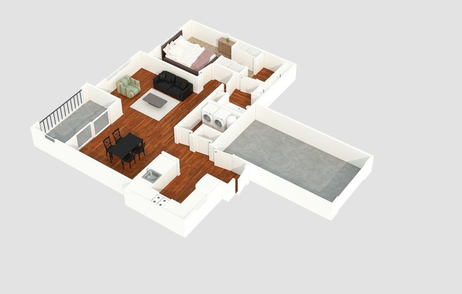 1 bedroom apartment floor plan