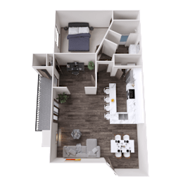 1 bed, 1 bath, 883 sqft, $1,294