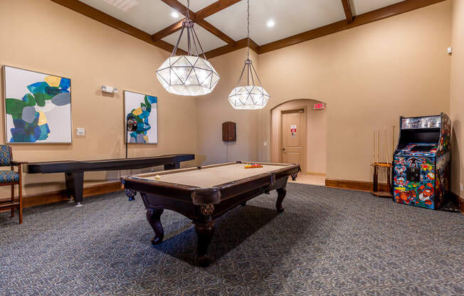 Billiards Table at Avignon Apartment Homes, Kansas