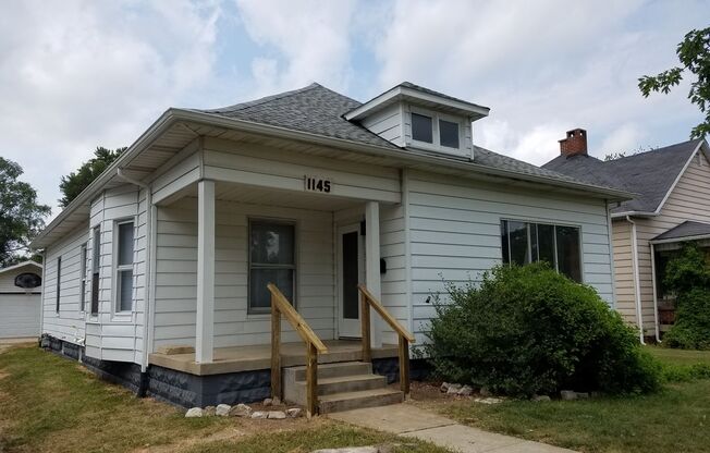 3BR, 1BA, Residential with porch, patio, 1c det garage