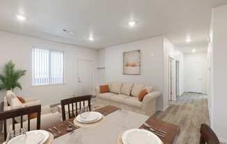 Furnished Living Room at Silver Lake Apartments