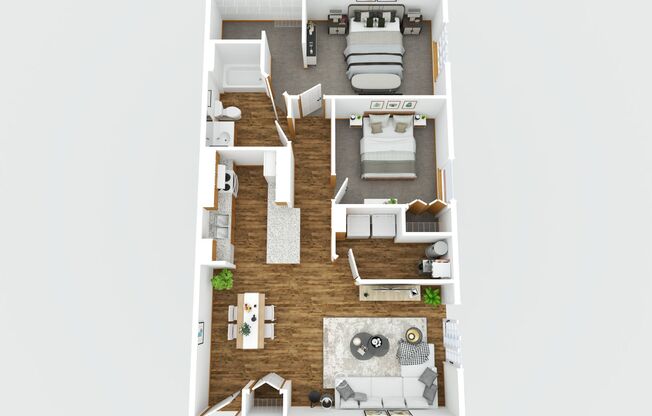 2 beds, 1 bath, 1,025 sqft, $1,449.99, Unit 2210-103