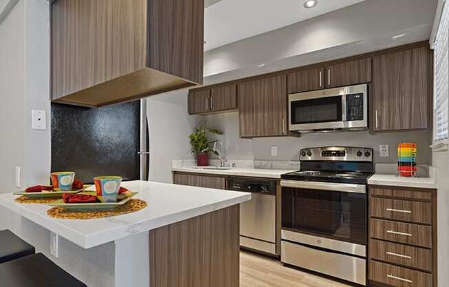 Closer View to the Kitchen at Clayton Creek Apartments in Concord, CA