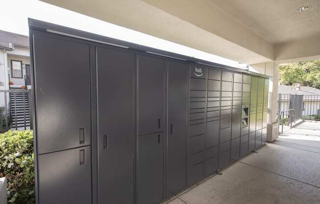 Stoneridge Self Serve Package Lockers Side View