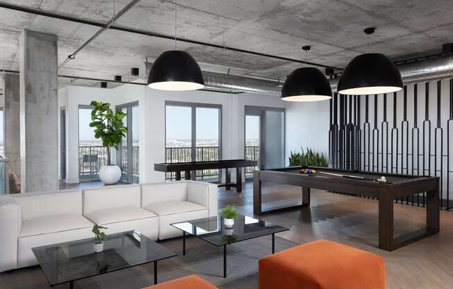 Lounge Area With pool table at AVE Phoenix Sky, Phoenix, AZ