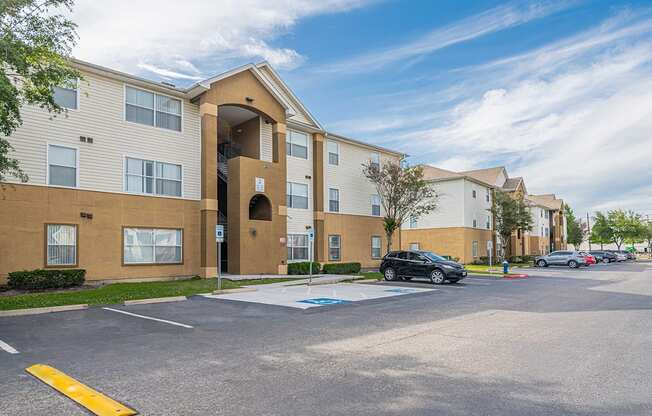 Exterior Landscape at Pinewood Apartments, Houston, TX