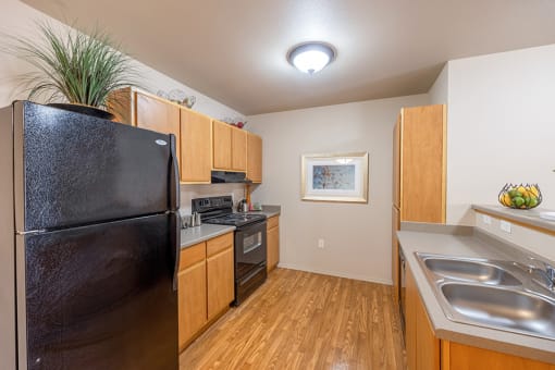 Furnished Kitchen at VISTA CREEK, Laughlin Nevada