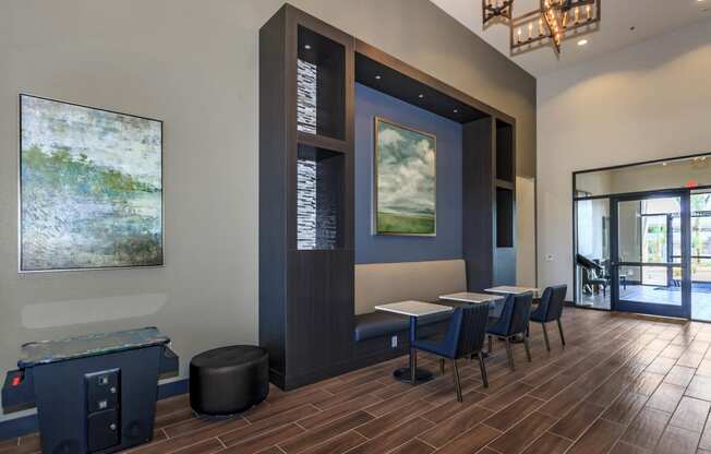 Wooden interior at Level 25 at Durango by Picerne, Las Vegas, Nevada