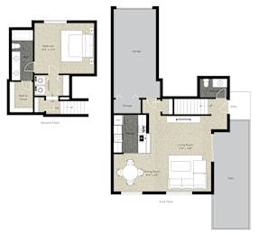 1 bed, 1.5 baths, 971 sqft, $3,005