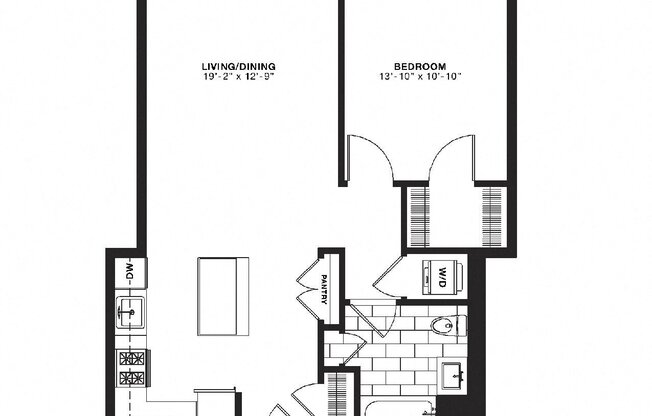 1 bed, 1 bath, 761 sqft, $2,575