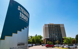 Steward Tower Apartments Property Signage