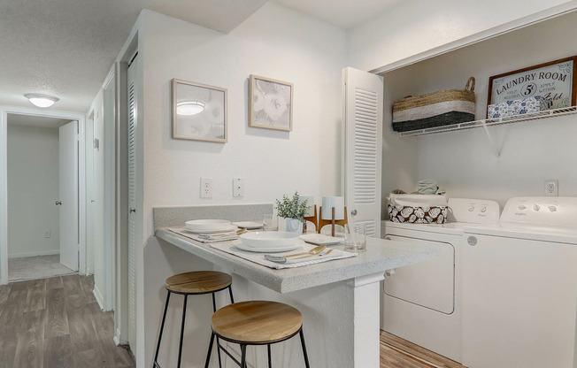 Furnished apartment interior