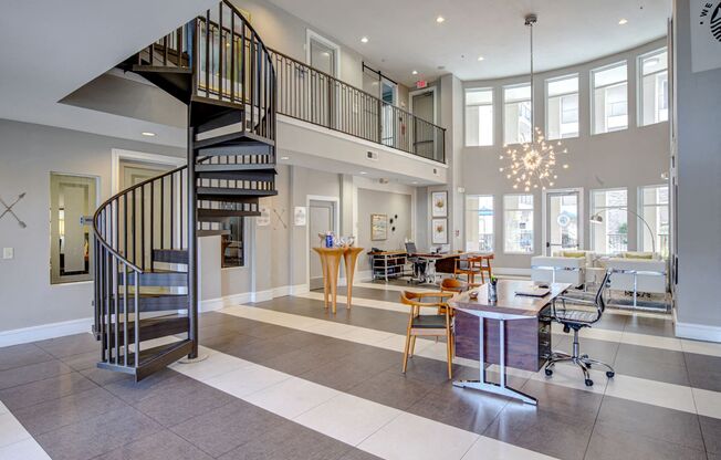 Spacious Office at Mosaic South End Apartments in Charlotte, NC