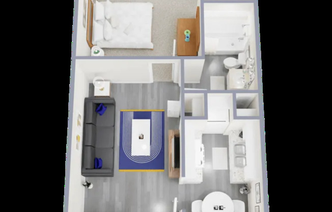 1 bed, 1 bath, 532 sqft, $1,005, Unit 2005-15