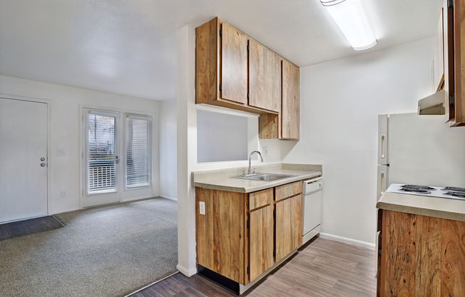 Kitchen & Living Room