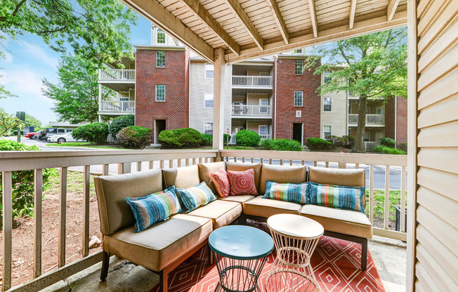 Patchen Oaks Apartments - Large Patios and Balconies