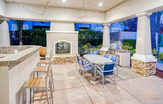 Community Grilling Stations and Outdoor, Dining Area at The Estates at Park Place, 94538, CA