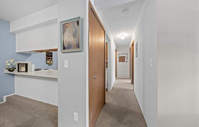 Cozy dining room space at Woodland Villa Apartments in Westland, MI.