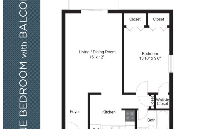 1 bed, 1 bath, 550 sqft, $1,179, Unit M121