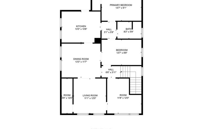 4 beds, 1 bath, 1,176 sqft, $2,800, Unit 1132