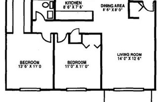 2 beds, 1 bath, 850 sqft, $1,502